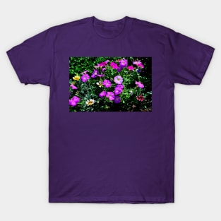 Petunias in the Garden T-Shirt